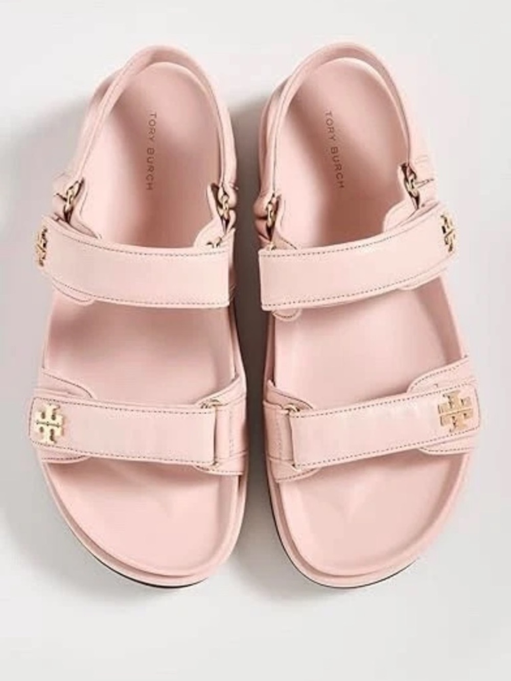 NIB Tory Burch Size 8 Kira Sport Sandal - Shell Pink 144328 - Picture 3 of 7